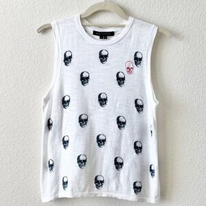 Skull Cashmere tank